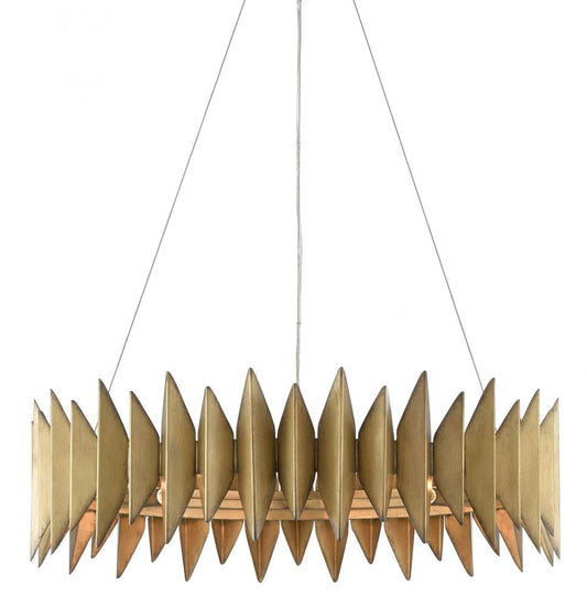 Potter Gold Chandelier Currey and Company 9000-0521