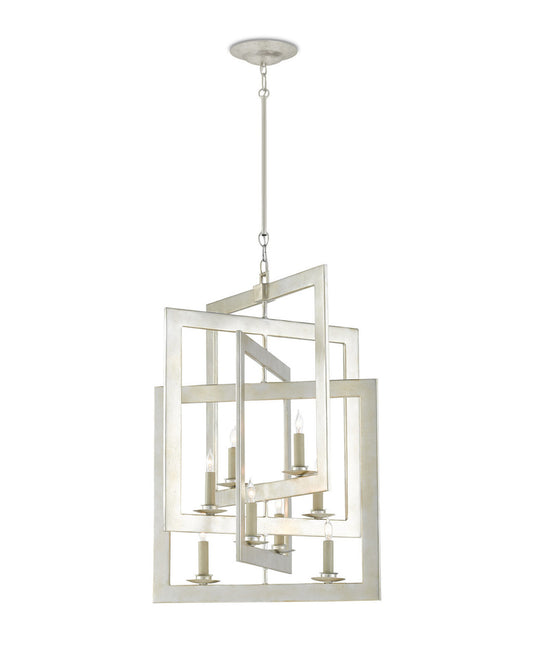 Middleton Small Silver Chandelier Currey and Company 9000-0523
