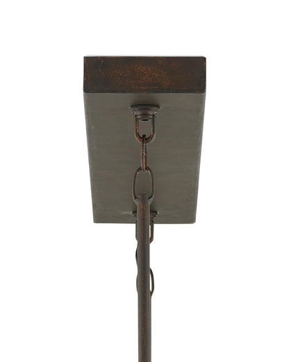 Middleton Rectangular Bronze Chandelier Currey and Company 9000-0525