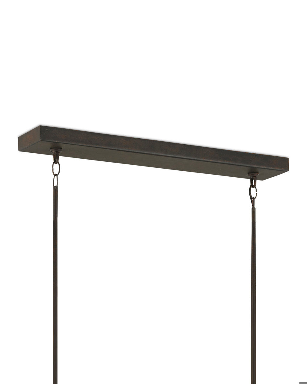 Middleton Rectangular Bronze Chandelier Currey and Company 9000-0525