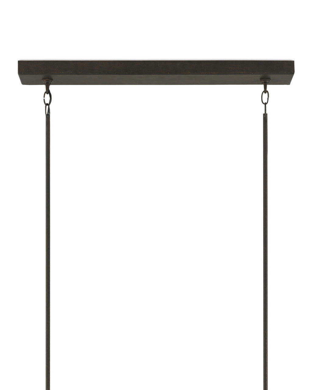 Middleton Rectangular Bronze Chandelier Currey and Company 9000-0525