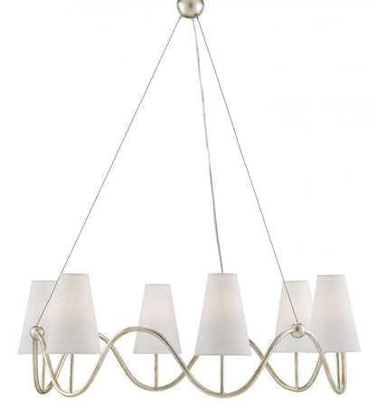 Kadir Silver Chandelier Currey and Company 9000-0526