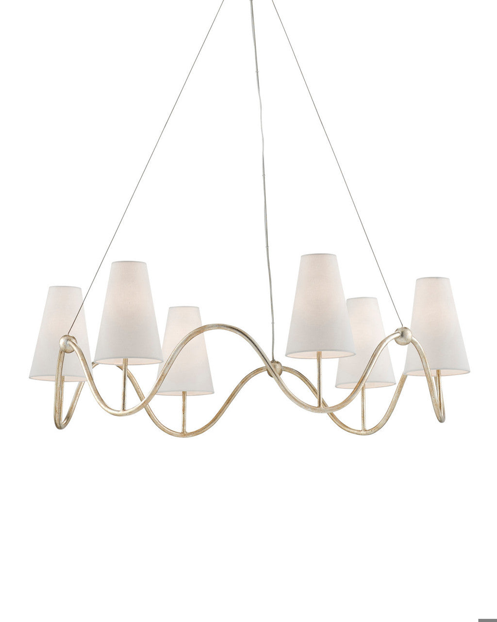 Kadir Silver Chandelier Currey and Company 9000-0526