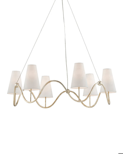 Kadir Silver Chandelier Currey and Company 9000-0526