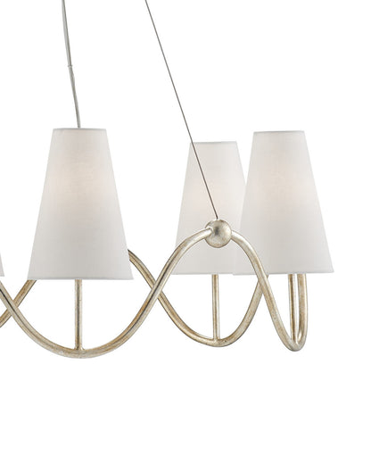 Kadir Silver Chandelier Currey and Company 9000-0526