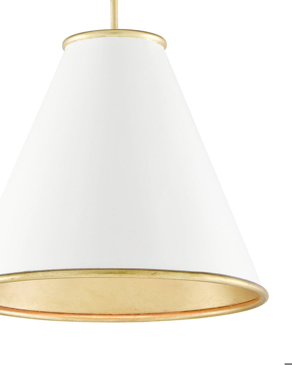 Pierrepont Small White Pendant Currey and Company 9000-0536