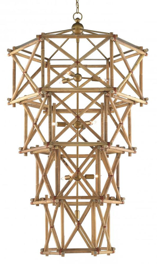 Kingali Grande Chandelier, Currey and Company (9000-0554 RL41)