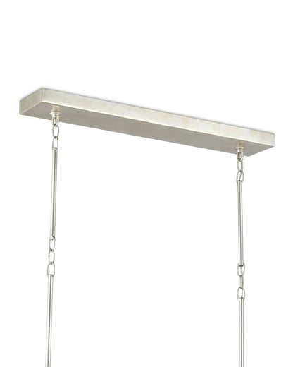 Middleton Rectangular Silver Chandelier Currey and Company 9000-0634