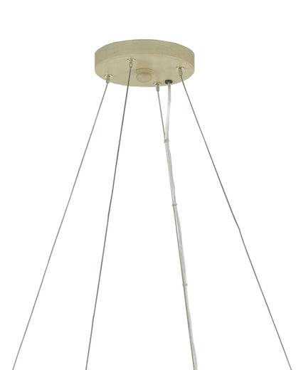 Tetterby Chandelier, 1-Light, Light Taupe, Smokewood, 31"W, Currey and Company (9000-0646 RP3H)