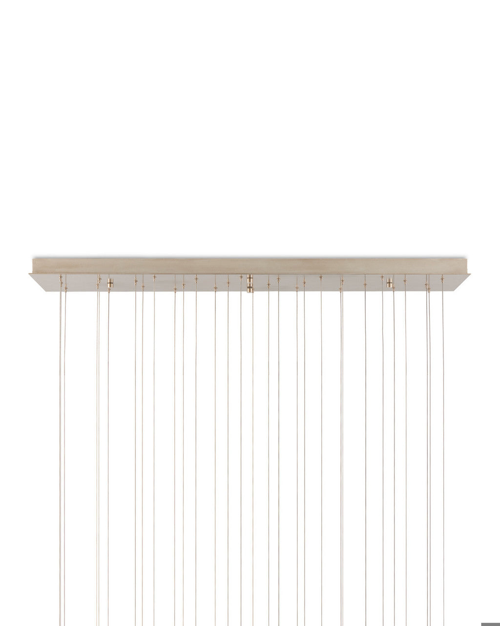 Crystal Bud 30-Light Linear Multi-Drop Pendant Currey and Company 9000-0672