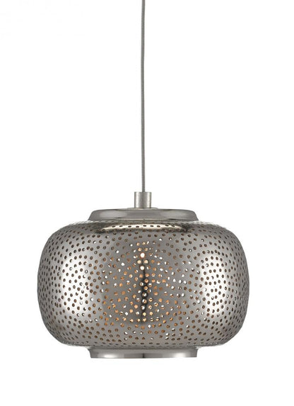 Currey and Company Pepper 1-Light Round Multi-Drop Pendant Nickel