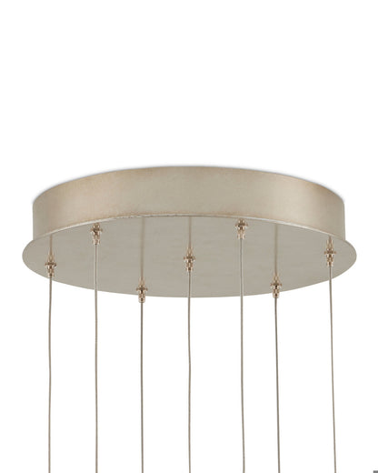 Birds Nest 7-Light Round Multi-Drop Pendant Currey and Company 9000-0697