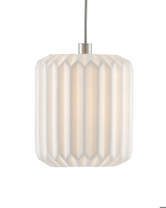 Dove 30-Light Multi-Drop Pendant, 30-Light, Painted Silver, White, 54"W, Currey and Company (9000-0714 VGZH)