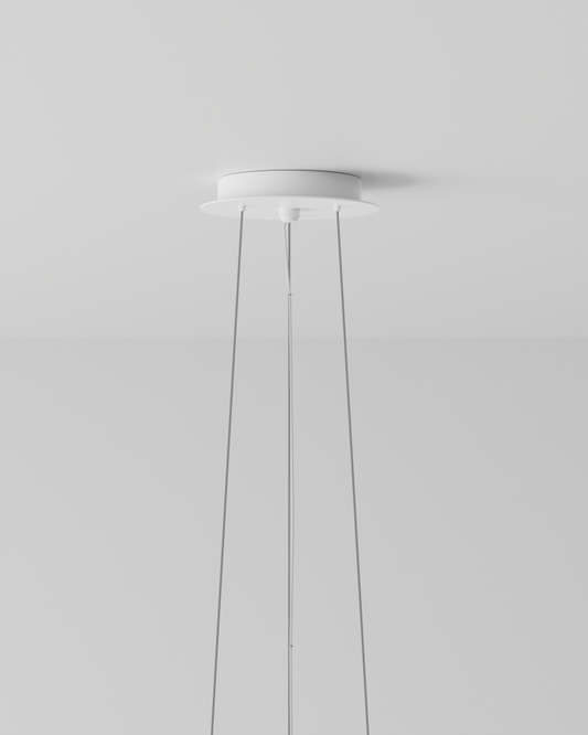Rousham Chandelier, 6-Light, Beige, Sugar White, 30"W, Currey and Company (9000-0735 VHW9)