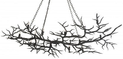 Rainforest Bronze Chandelier, Currey and Company (9007 97Z7)