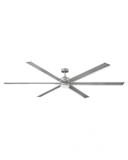Hinkley Indy Maxx Ceiling Fan 6-Blade Nickel, Steel, Brushed Nickel