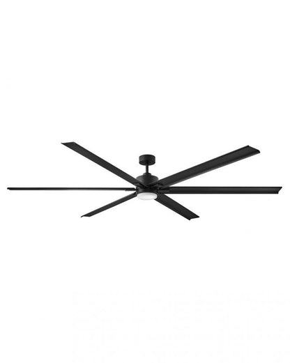Hinkley Indy Maxx Ceiling Fan 6-Blade Black, Matte Black