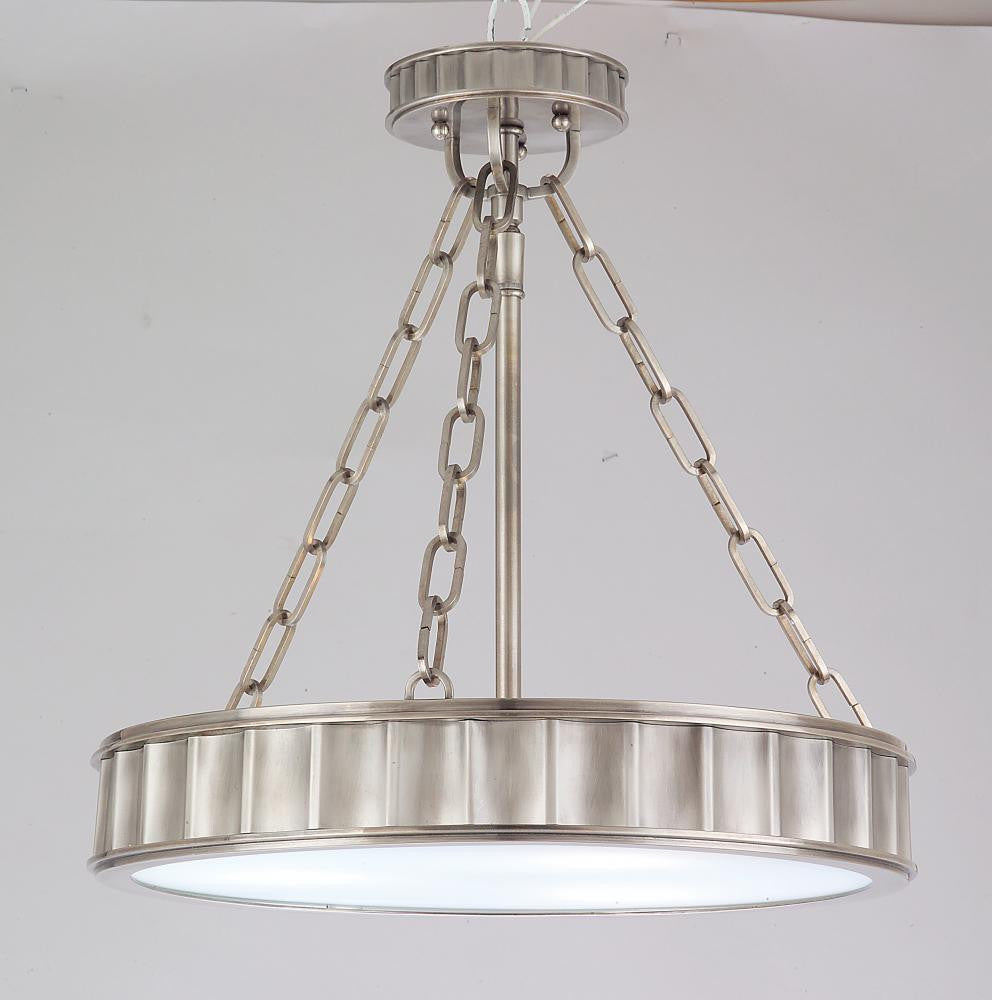Hudson Valley Middlebury Semi-Flush Mount Polished Nickel