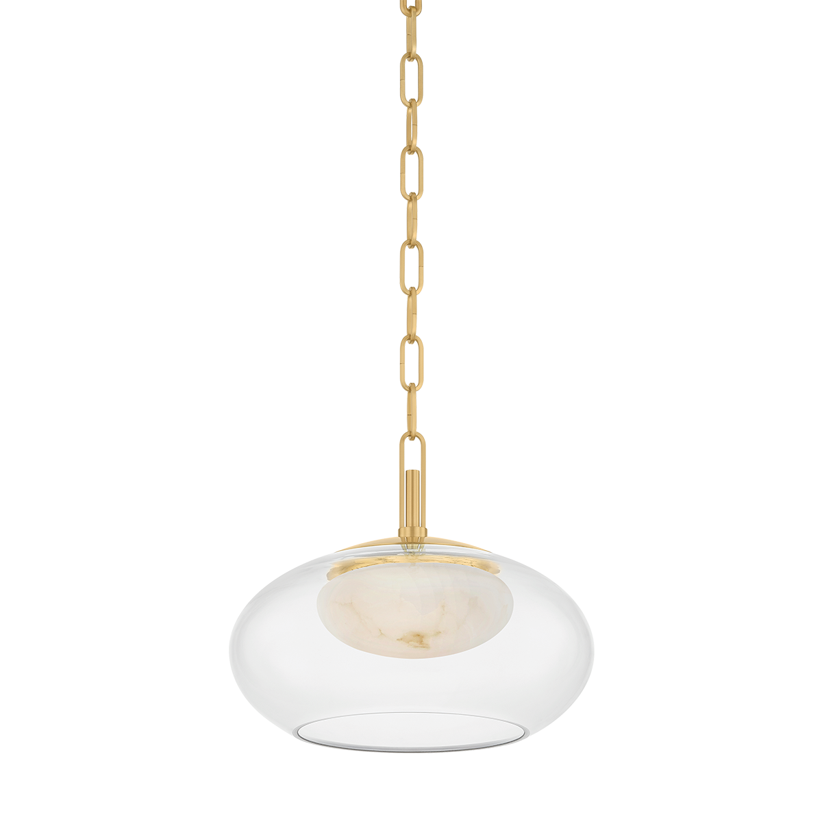 Hudson Valley Moore Pendant Aged Brass