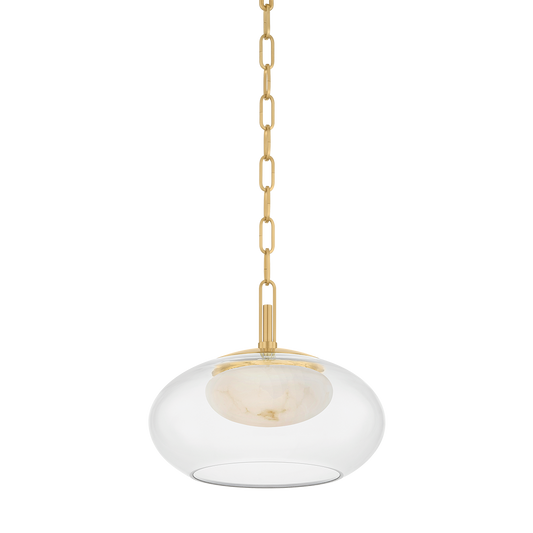 Hudson Valley Moore Pendant Aged Brass