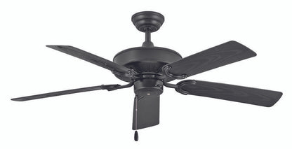 Hinkley Oasis Ceiling Fan 5-Blade Matte Black