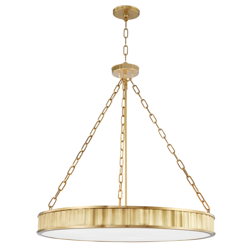 Hudson Valley Middlebury Pendant Aged Brass