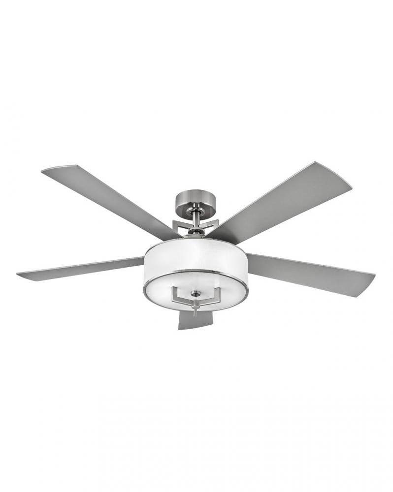 Hinkley Hampton Ceiling Fan 5-Blade Nickel, Steel, Brushed Nickel