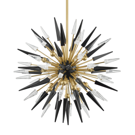 Hudson Valley Sparta Chandelier Aged Brass