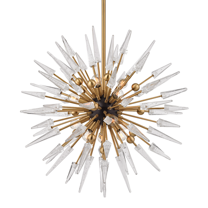 Hudson Valley Sparta Chandelier Antique Brass
