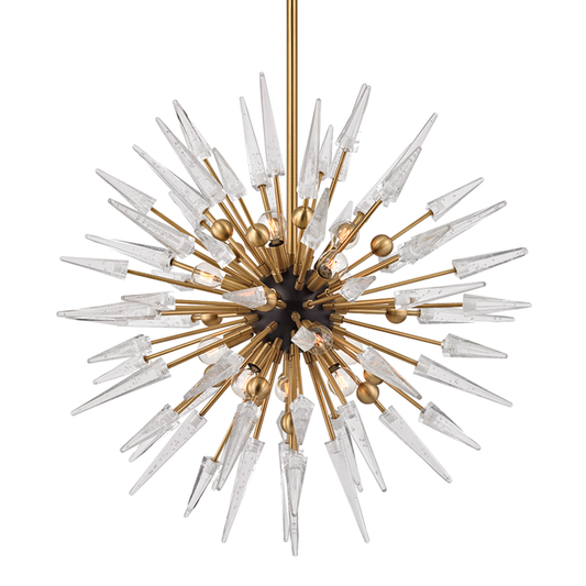 Hudson Valley Sparta Chandelier Antique Brass