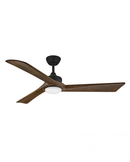 Hinkley Sculpt Ceiling Fan 3-Blade Black, Matte Black