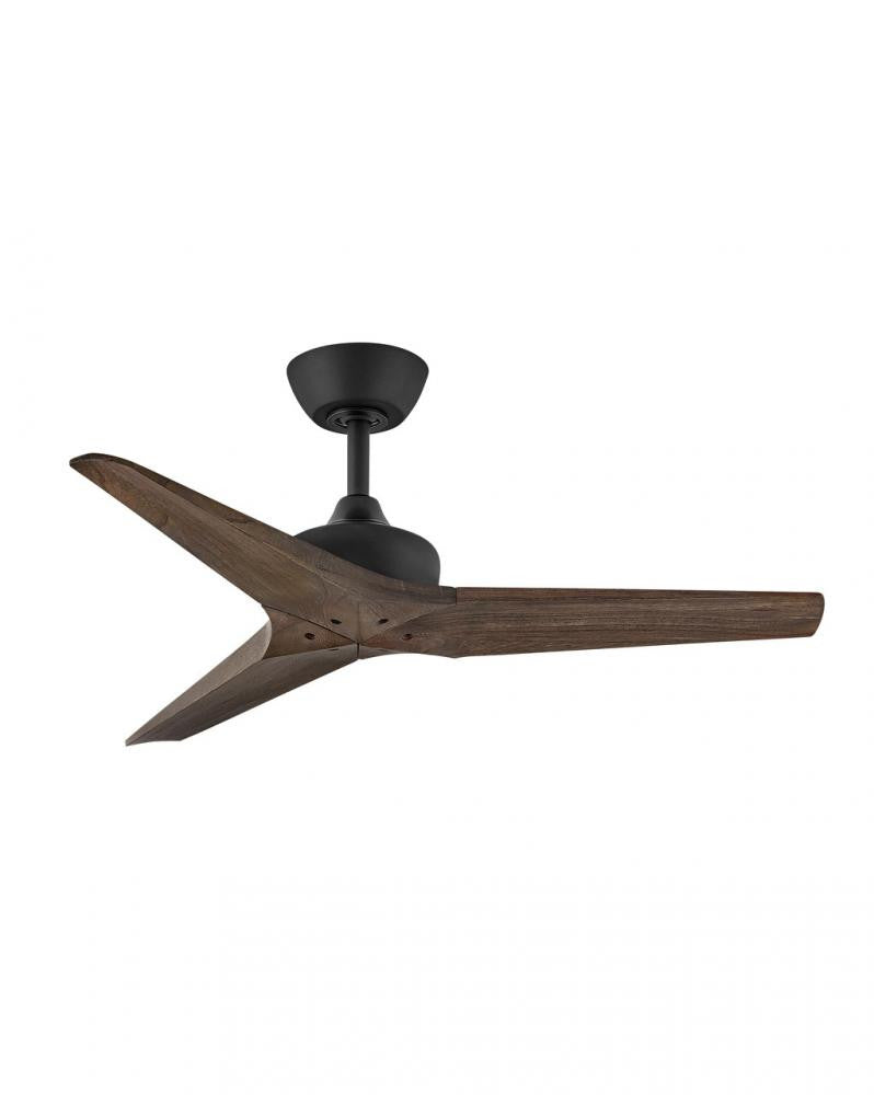 Hinkley Chisel Ceiling Fan 3-Blade Black, Matte Black