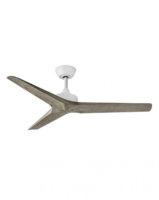 Hinkley Chisel Ceiling Fan 3-Blade White, Matte White