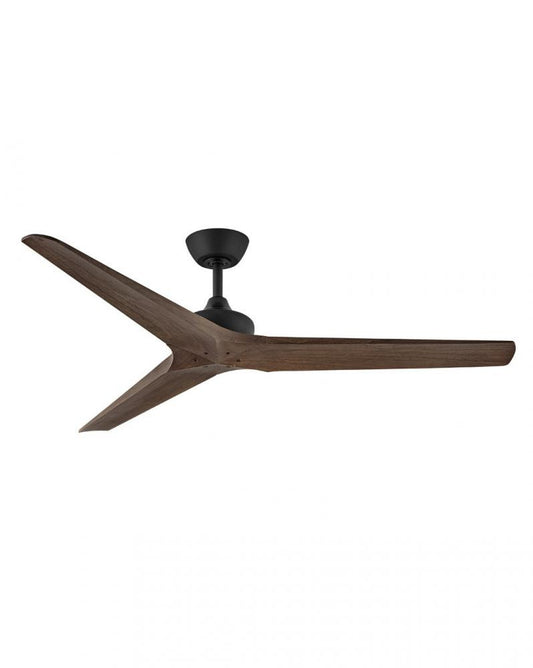 Hinkley Chisel Ceiling Fan 3-Blade Steel, Matte Black