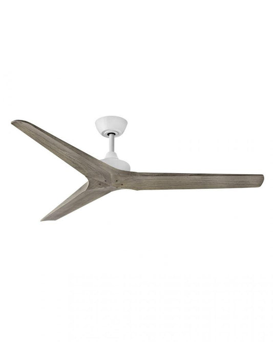 Hinkley Chisel Ceiling Fan 3-Blade Steel, White, Matte White