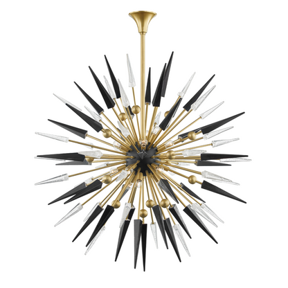 Hudson Valley Sparta Chandelier Aged Brass