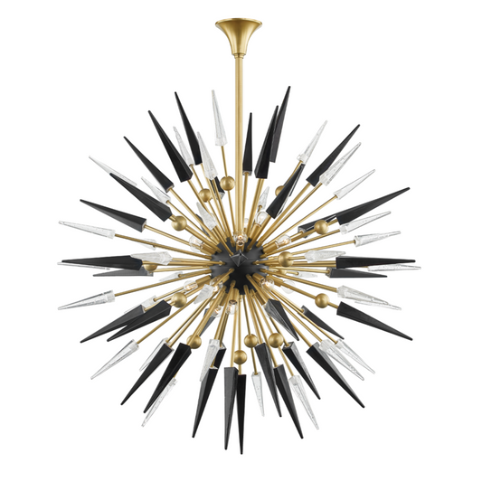 Hudson Valley Sparta Chandelier Aged Brass