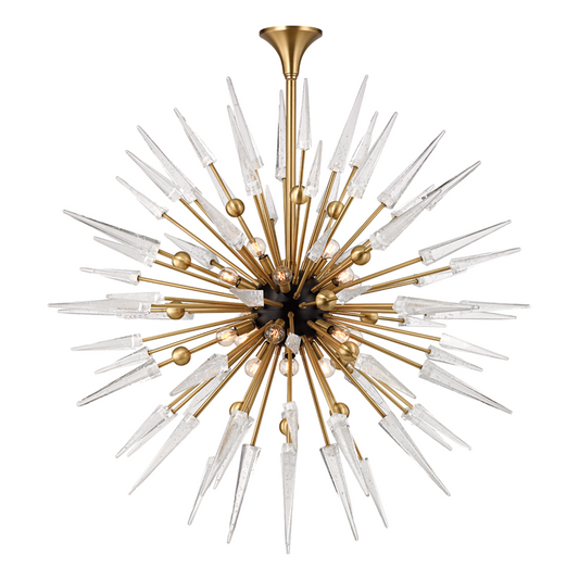 Hudson Valley Sparta Chandelier Aged Brass