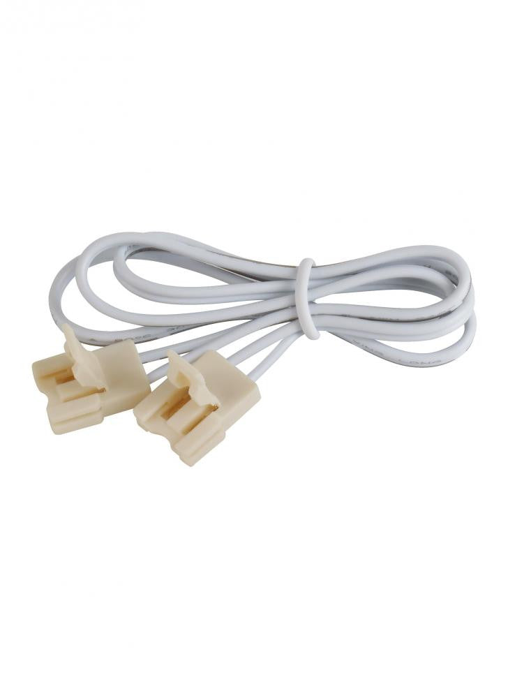 Generation Lighting Jane LED Tape 18 Inch Connector Cord White