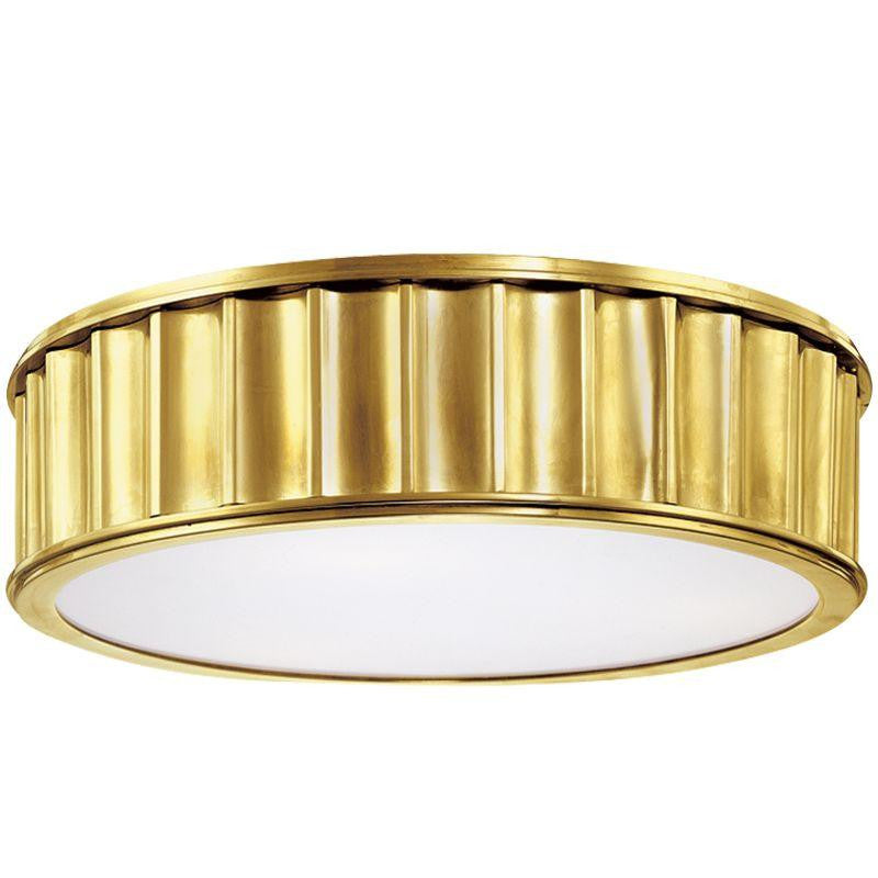 Hudson Valley Middlebury Flush Mount Antique Brass