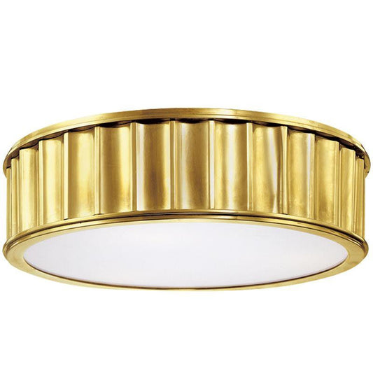Hudson Valley Middlebury Flush Mount Antique Brass
