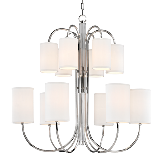 Hudson Valley Junius Chandelier Polished Nickel