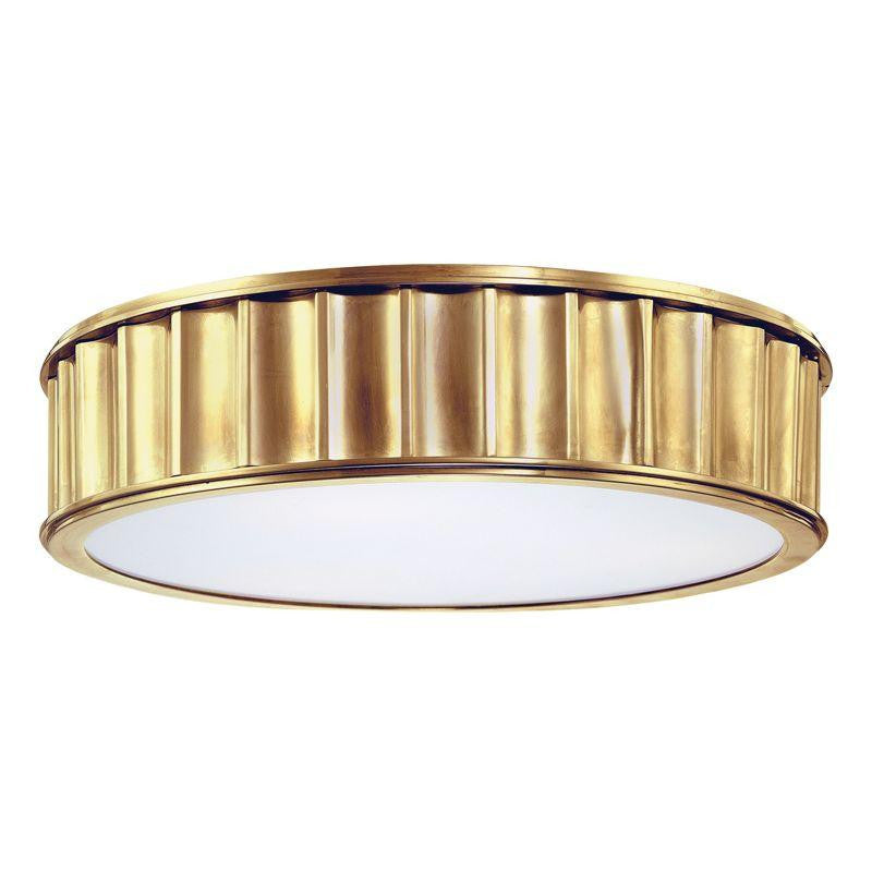 Hudson Valley Middlebury Flush Mount Antique Brass