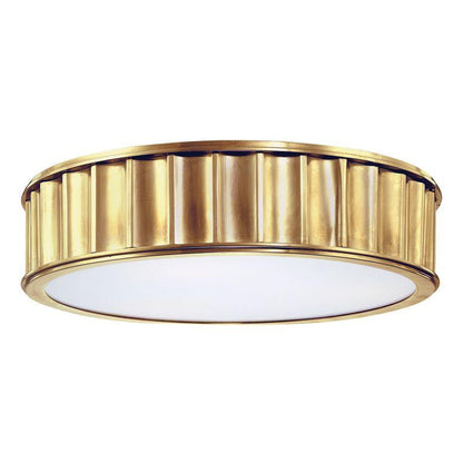 Hudson Valley Middlebury Flush Mount Antique Brass