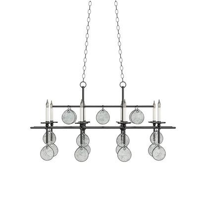 Sethos Black Rectangular Chandelier