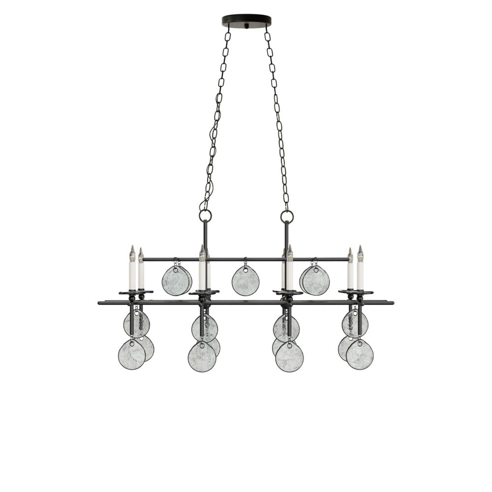 Sethos Black Rectangular Chandelier