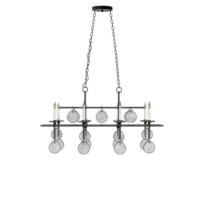 Sethos Black Rectangular Chandelier