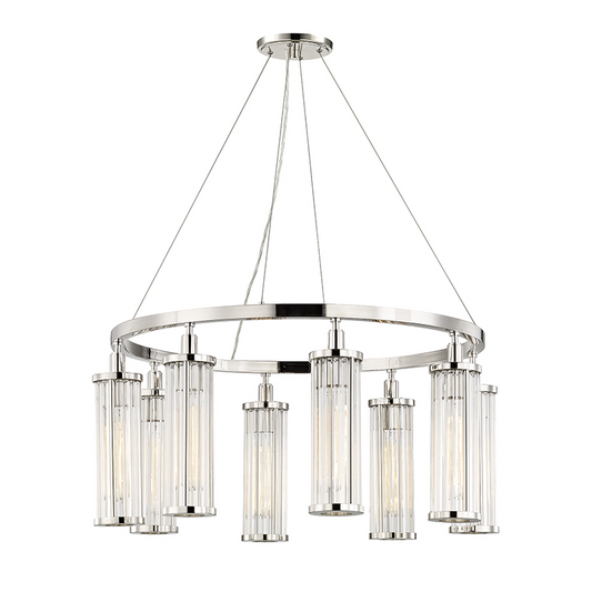 Hudson Valley Marley Pendant Polished Nickel