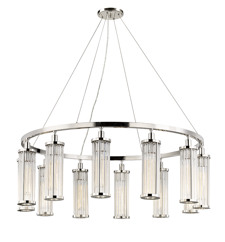 Hudson Valley Marley Pendant Polished Nickel