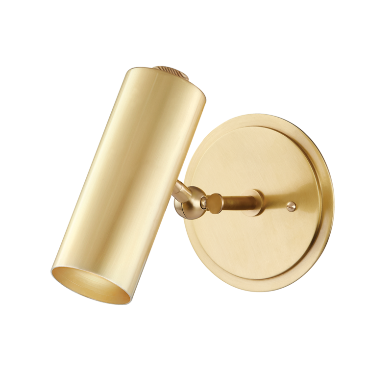 Hudson Valley Bushwick Wall Sconce Aged Brass